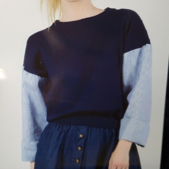 Molly Bracken Navy Sweater - Picture 1 of 4